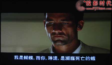 點(diǎn)擊放大,明基(BENQ)W100投影機(jī)綜合效果欣賞