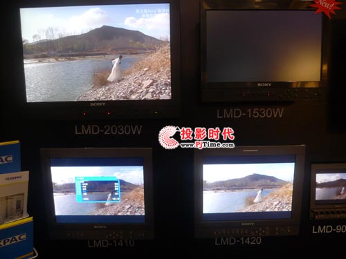 索尼全線廣播級液晶監(jiān)視器亮相CCBN2009