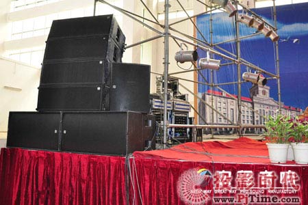 梧州學(xué)院歡送2009屆畢業(yè)生文藝晚會擴聲系統(tǒng)工程